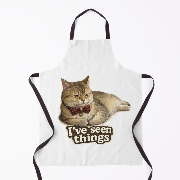 Item preview, I’ve Seen Things – Relatable Cat Humor designed and sold by StrayaDesign.