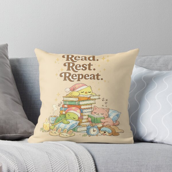Item preview, Read Rest Repeat Cute Reading Animals Shirt – Cozy Book Lover & Teacher Reading Tee, Bedtime Reading Gift T-Shirt designed and sold by vmdigitalph.