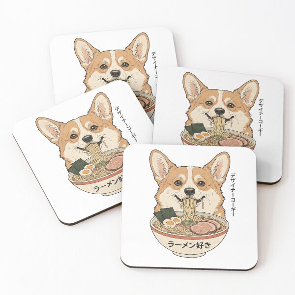 Item preview, Corgi Eating Ramen designed and sold by Sandydesign.