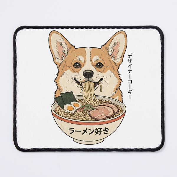 Item preview, Corgi Eating Ramen designed and sold by Sandydesign.
