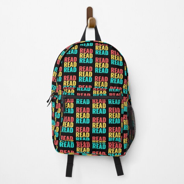 Item preview, Read Read Read - Bold Colorful Reading Text Typography designed and sold by Shape Snip Studio.
