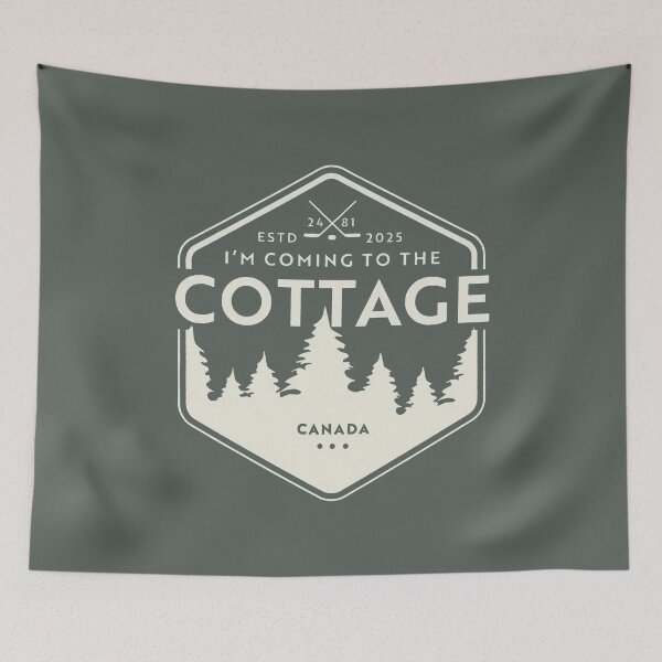 Item preview, Heated Rivalry Cottage Shane Hollander Ilya Rozanov Hudson Williams Connor Storrie Ice Hockey Couple Romance designed and sold by AngieHouckOne.