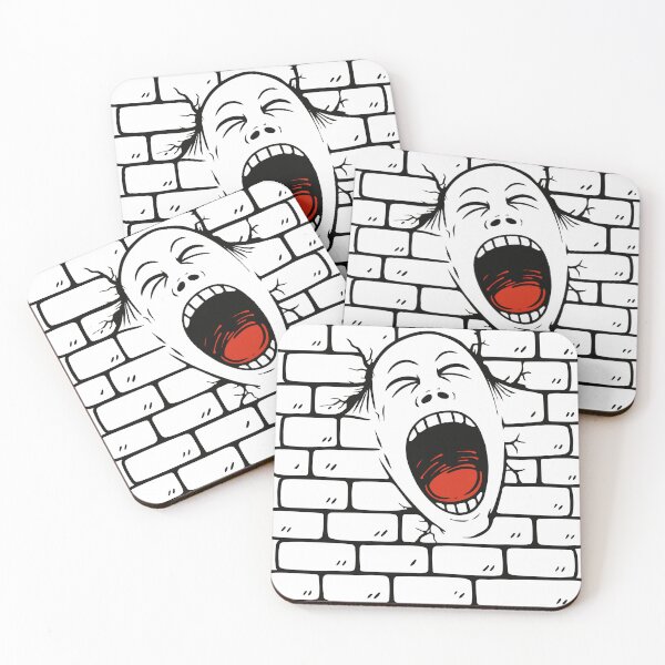 Item preview, Breaking Through the Wall – Surreal Concept Rock Art designed and sold by SubSonic Shirts.