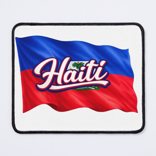 Item preview, Haiti Flag Design – Haiti Pride Script Typography designed and sold by GarnerSupplyCo.