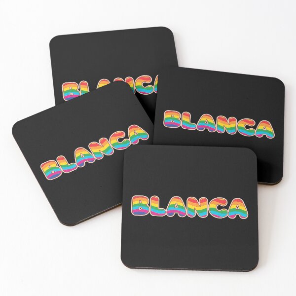 Item preview, ❤️ Blanca Personalized Name Wavy Retro Shirt, Coffee Mug, Sticker Gift designed and sold by HelixPedia.