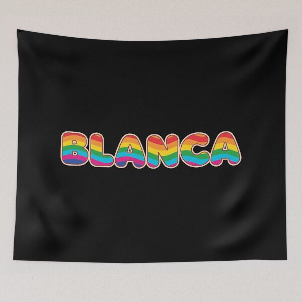 Item preview, ❤️ Blanca Personalized Name Wavy Retro Shirt, Coffee Mug, Sticker Gift designed and sold by HelixPedia.