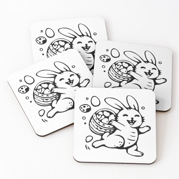 Item preview, Whimsical bunny, happy rabbit designed and sold by OM-lova.