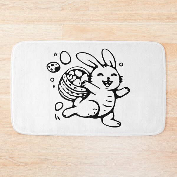 Item preview, Whimsical bunny, happy rabbit designed and sold by OM-lova.