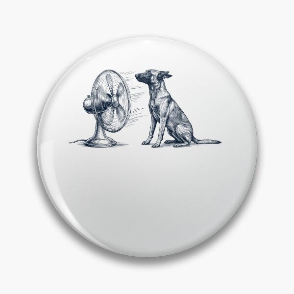 Item preview, Vintage Belgian Malinois With Fan Dog Mom Dad designed and sold by DoodleTortle.