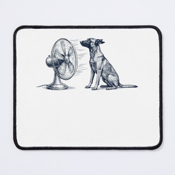 Item preview, Vintage Belgian Malinois With Fan Dog Mom Dad designed and sold by DoodleTortle.