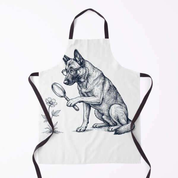 Item preview, Vintage Belgian Malinois Botanist Flower Dog Mom Dad designed and sold by DoodleTortle.