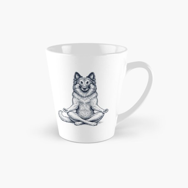 Item preview, Vintage Belgian Tervuren Yoga Lotus Meditation Dog Lover designed and sold by DoodleTortle.