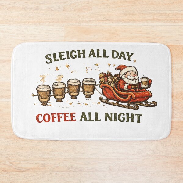 Item preview, sleigh all day coffee all night designed and sold by LuloCreative.