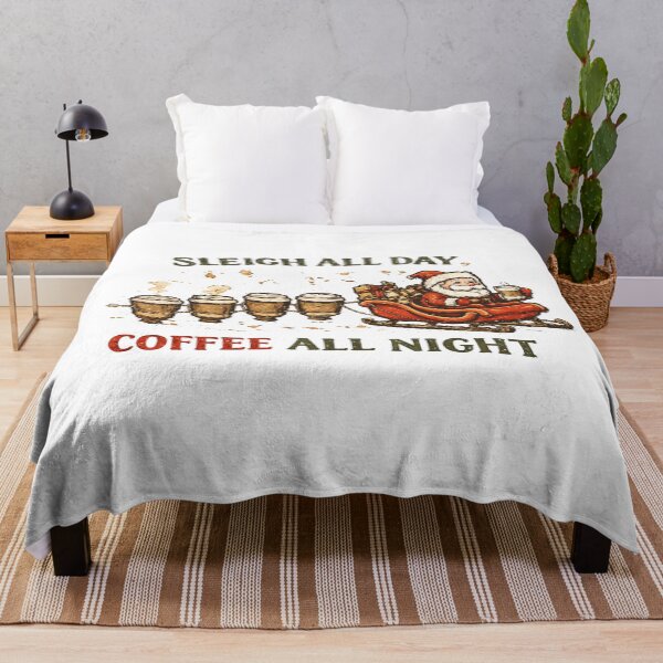 Item preview, sleigh all day coffee all night designed and sold by LuloCreative.