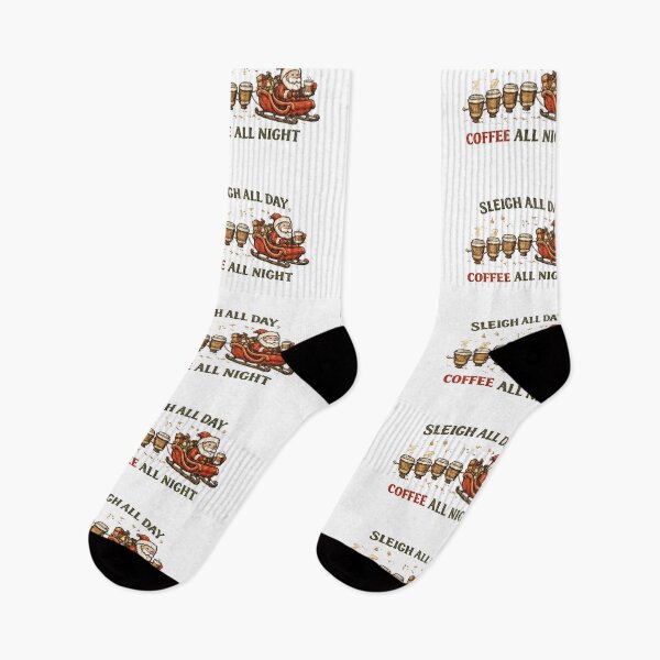 Item preview, sleigh all day coffee all night designed and sold by LuloCreative.