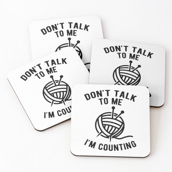 Item preview, Knitting Counting Humor Design designed and sold by whobxwttnij32.