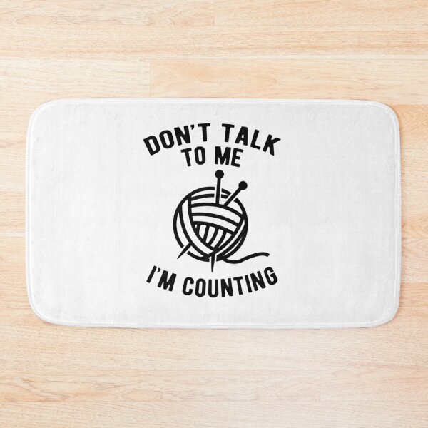 Item preview, Knitting Counting Humor Design designed and sold by whobxwttnij32.
