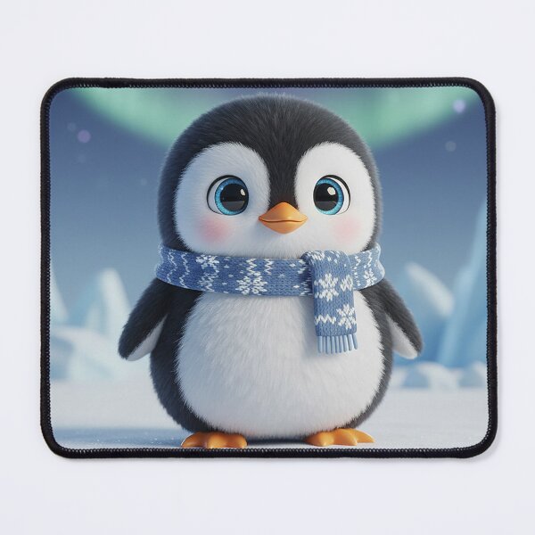 Item preview, Penguin with Blue Scarf designed and sold by Ronin Custom.