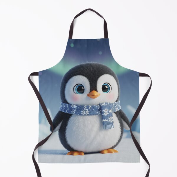 Item preview, Penguin with Blue Scarf designed and sold by Ronin Custom.
