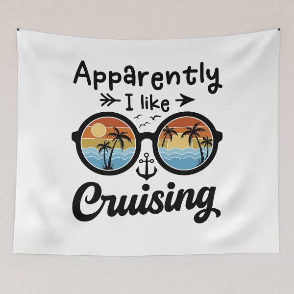 Item preview, Apparently I Like Cruising Funny Matching Group Vacation Trip designed and sold by gunaone-design.