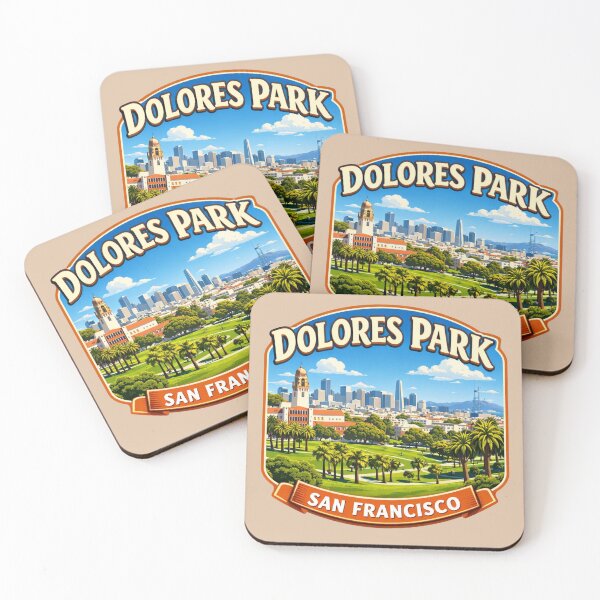 Item preview, Dolores Park, San Francisco designed and sold by Myra365Art.