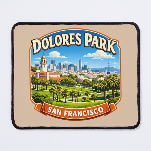 Item preview, Dolores Park, San Francisco designed and sold by Myra365Art.