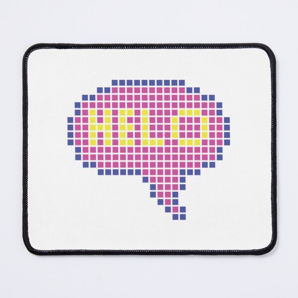 Item preview, Pixelated Bubble Speech Hello designed and sold by NewYearDesign.