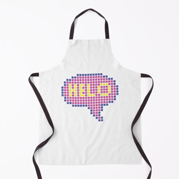 Item preview, Pixelated Bubble Speech Hello designed and sold by NewYearDesign.