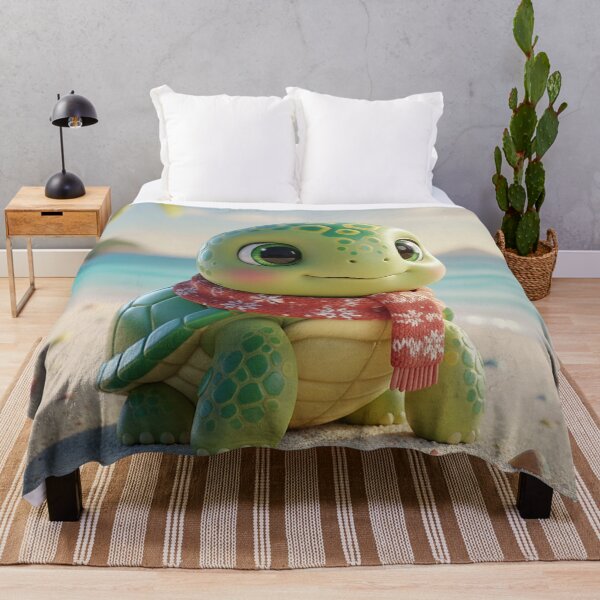 Item preview, Turtle Wearing a Scarf designed and sold by Ronin Custom.