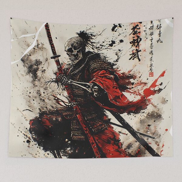 Item preview, skeleton samurai designed and sold by aliraweb.