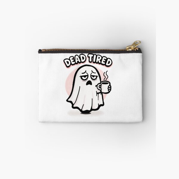 Item preview, Dead Tired Ghost – Sleepy Coffee Lover Funny Cute Ghost Design designed and sold by VirtualLexi.