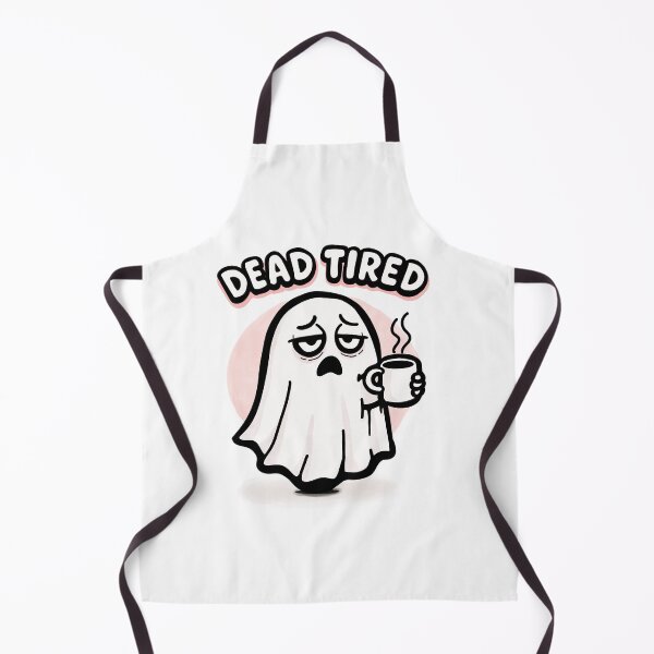 Item preview, Dead Tired Ghost – Sleepy Coffee Lover Funny Cute Ghost Design designed and sold by VirtualLexi.