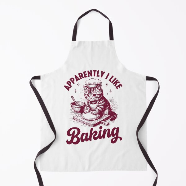 Item preview, Apparently I Like Baking Cat Kitten Biscuits Bakery Humor designed and sold by gunaone-design.