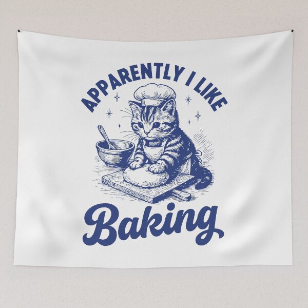 Item preview, Kitty Biscuits Bakery Cat Baking Humor - Apparently I Like Baking designed and sold by gunaone-design.
