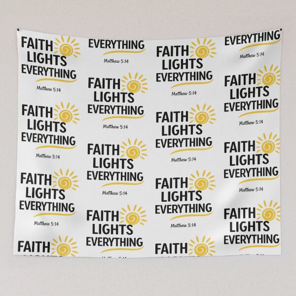 Item preview, Faith Lights Everything designed and sold by ArtistsLabs.