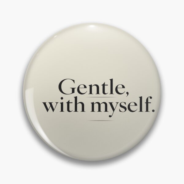 Item preview, Gentle, With Myself – Minimal Editorial Typography designed and sold by Irene Catchmind.