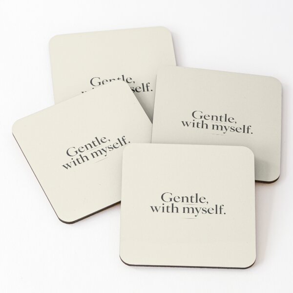 Item preview, Gentle, With Myself – Minimal Editorial Typography designed and sold by Irene Catchmind.