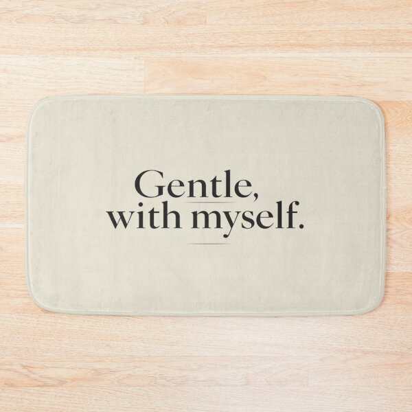 Item preview, Gentle, With Myself – Minimal Editorial Typography designed and sold by Irene Catchmind.