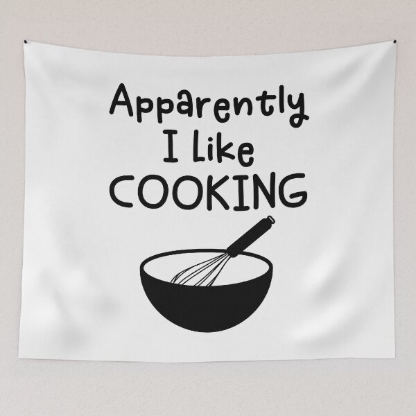 Item preview, Apparently I Like Cooking Funny Cooking Chef Gift designed and sold by gunaone-design.