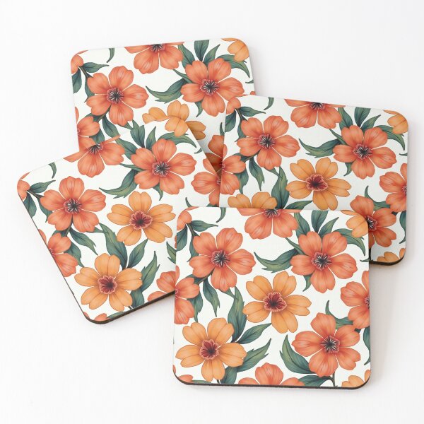 Item preview, Amber Petal Harmony Seamless Pattern designed and sold by Dream Bloom Gallery.