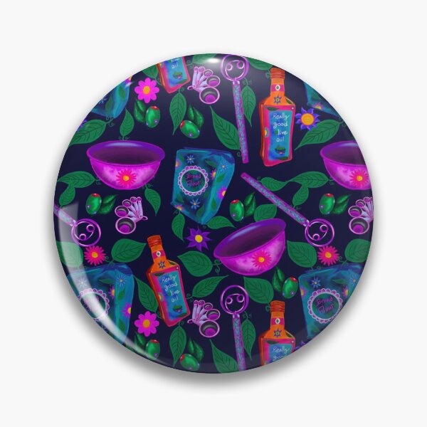 Item preview, Focaccia Ingredients-Navy designed and sold by deblevart.