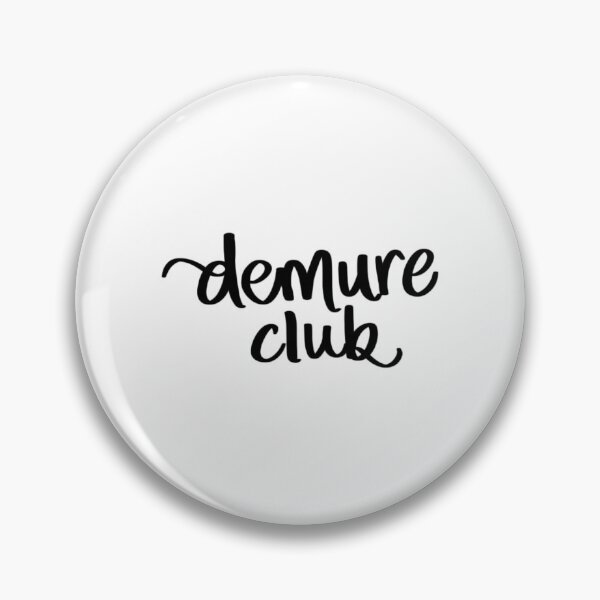 Item preview, demure club Minimalist Design designed and sold by markersnow.
