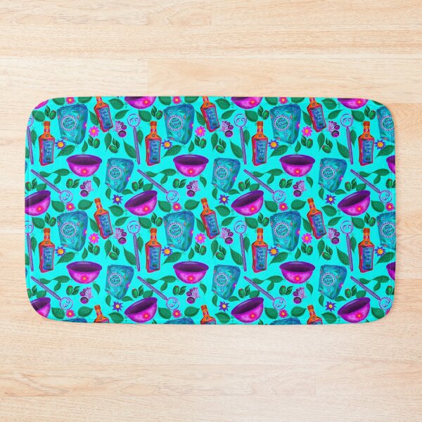 Item preview, Focaccia Ingredients-Teal designed and sold by deblevart.