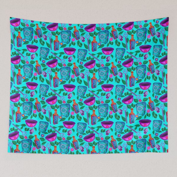 Item preview, Focaccia Ingredients-Teal designed and sold by deblevart.
