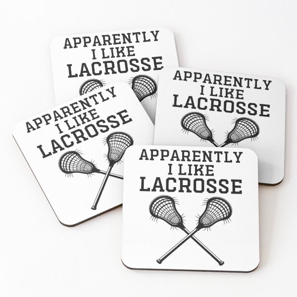 Item preview, Apparently I Like Lacrosse - Funny Lacrosse Player designed and sold by gunaone-design.