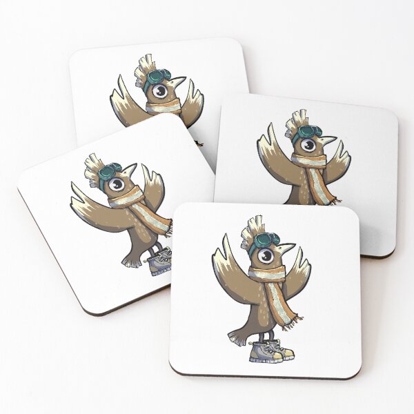 Item preview, Ready for Flight designed and sold by Cute & Funny Hand-Drawn Prints | Happy Doodle Friends Shop.