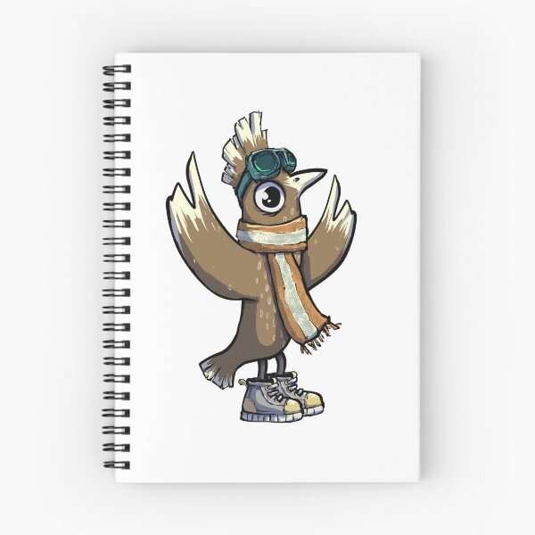 Item preview, Ready for Flight designed and sold by Cute & Funny Hand-Drawn Prints | Happy Doodle Friends Shop.