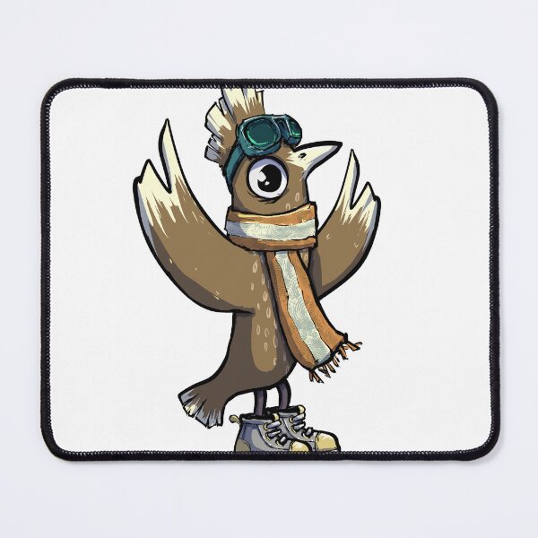 Item preview, Ready for Flight designed and sold by Cute & Funny Hand-Drawn Prints | Happy Doodle Friends Shop.