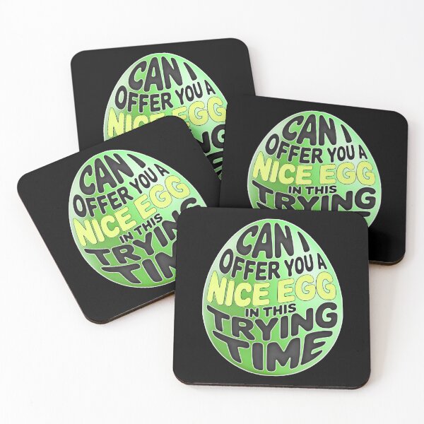 Item preview, "Can I offer you a nice egg in this trying time” – Frank Reynolds designed and sold by JawKneeArt.