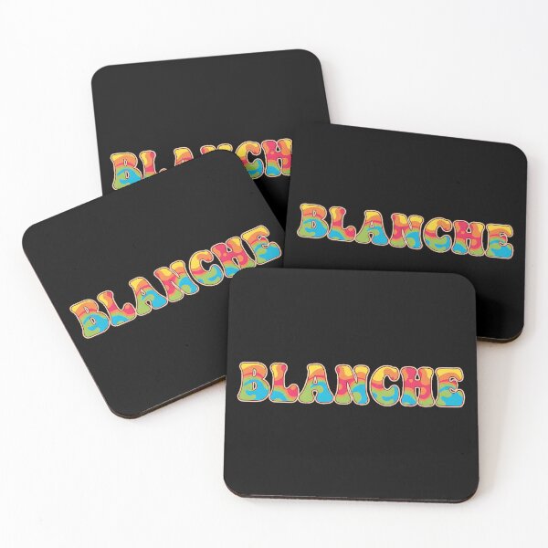 Item preview, ❤️ Blanche Personalized Name Wavy Retro Shirt, Coffee Mug, Sticker Gift designed and sold by HelixPedia.